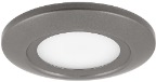 Luminaria de sobreponer en cielo 5.5" de LED integrado 12W, 3000K, 685 lm. Dimeable TRIAC. Wet Location