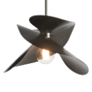 [139450] Luminaria decorativa colgante para lámpara base E26. Damp Location