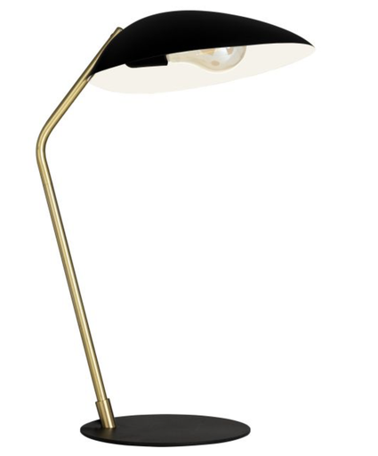 [205882A] Luminaria decorativa de mesa para lámpara base A19, base E26. 120V, hasta 60W