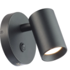 [BL-21205-BK] Luminaria decorativa tipo aplique 5" de LED integrado 8W, 3000K, 108lm. Dimeable TRIAC/ELV. Damp Location