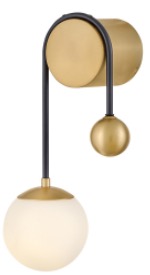 [83570BK] Luminaria tipo aplique de interior, para lámpara base E12. 120V. Dimeable. Damp Location