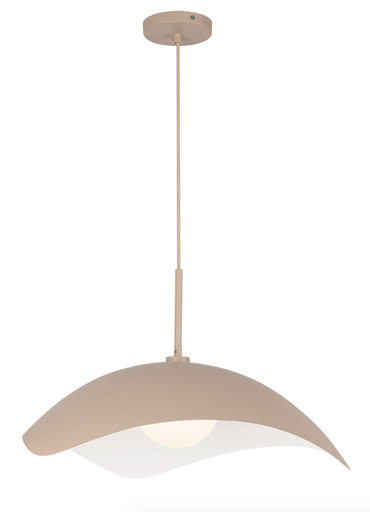 Luminaria decorativa colgante 22" para una lampara base E26